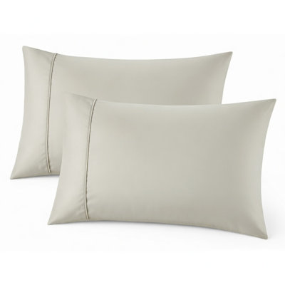 Cooling Bamboo Pillowcases, Set of 2 – Ultra Soft & Breathable