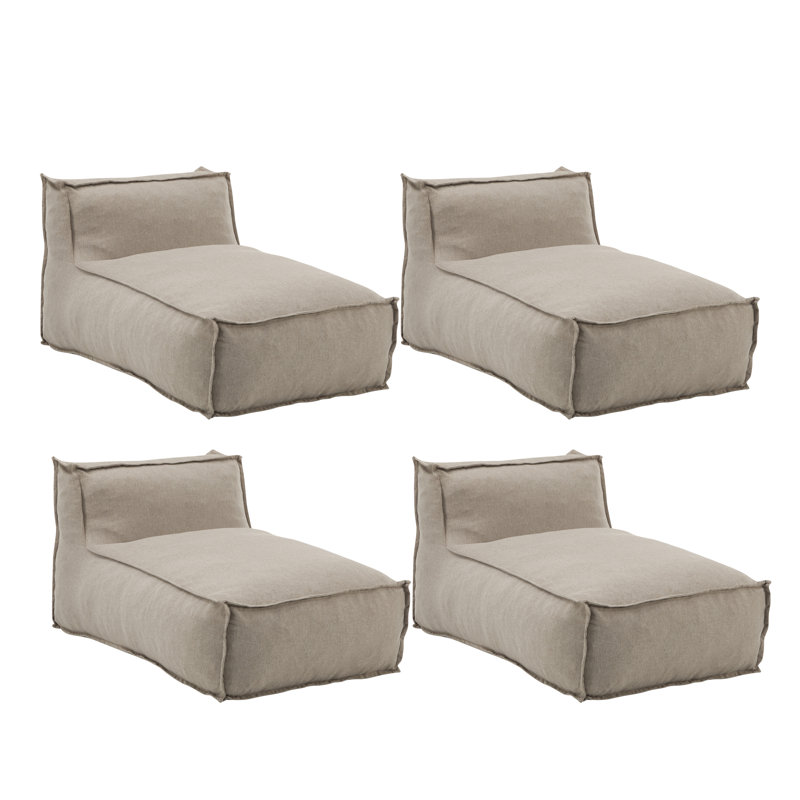Ensemble de 4 fauteuils à billes Gukil