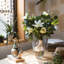 Arrangement floral clematis de bouquet artificiel