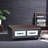 Brown Leather Coffee Table 51.18'' Sideboard