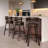 Belvie Swivel Upholstered Faux Leather Counter Stool-833989822-833989809-833727413