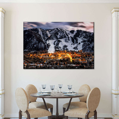 Park City Ski Slopes, reproduction sur toile