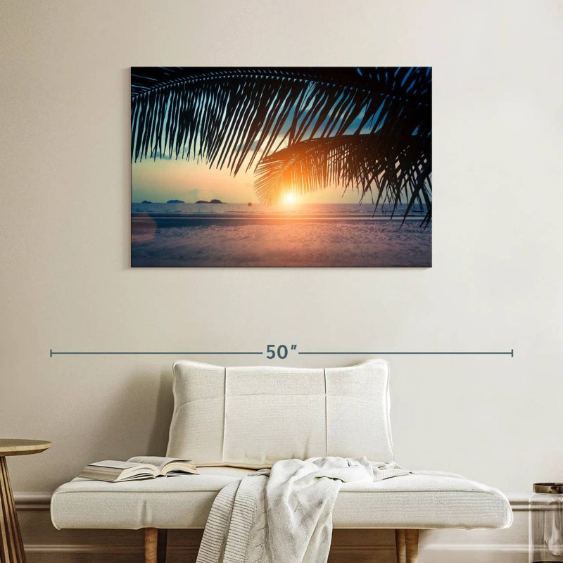 Gillard Sunset Beach Palm Leaves