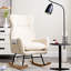 Chaise berçante moderne avec dossier haut