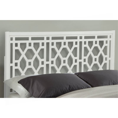 Tabor Chippendale White Headboard