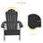 Wesley HIPS Adirondack Chair Weather Resistant-369789498