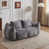 Gray Faux Fur