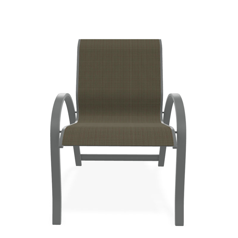 Aruba 1 Outdoor Dining Armchair, Graphite