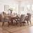 Parsons Upholstered Dining Chair Tufted  Soild Wood Side Chair-312710354