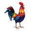Statue de jardin coq Alue