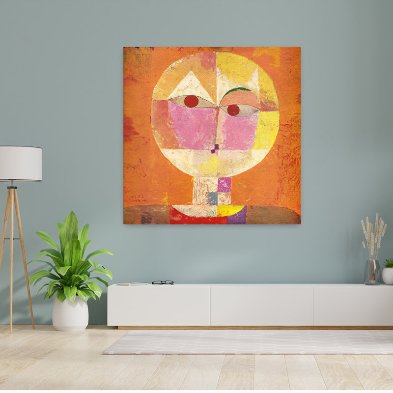 Impression d'art contemporain abstrait Senecio, H 48 po x l 48 po