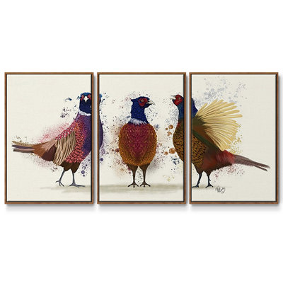 Trio de faisans 3 pièces