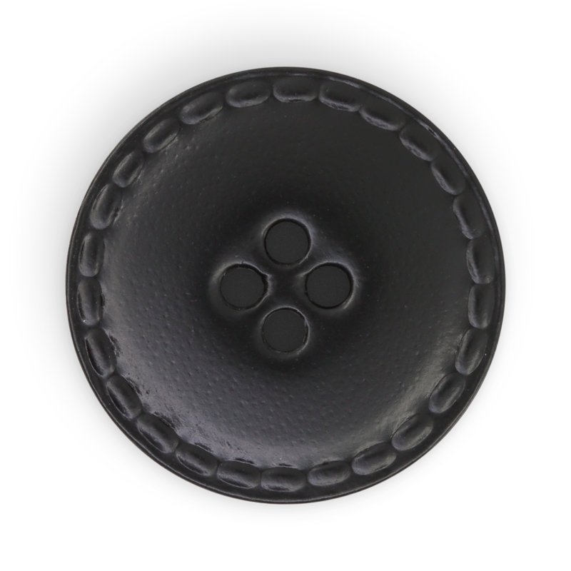 Bouton rond en cuir recyclé Dritz