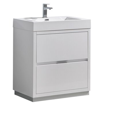 Formosa Fresca 30"" Free-Standing Single Sink Bathroom Vanity -  FCB8430WH-I