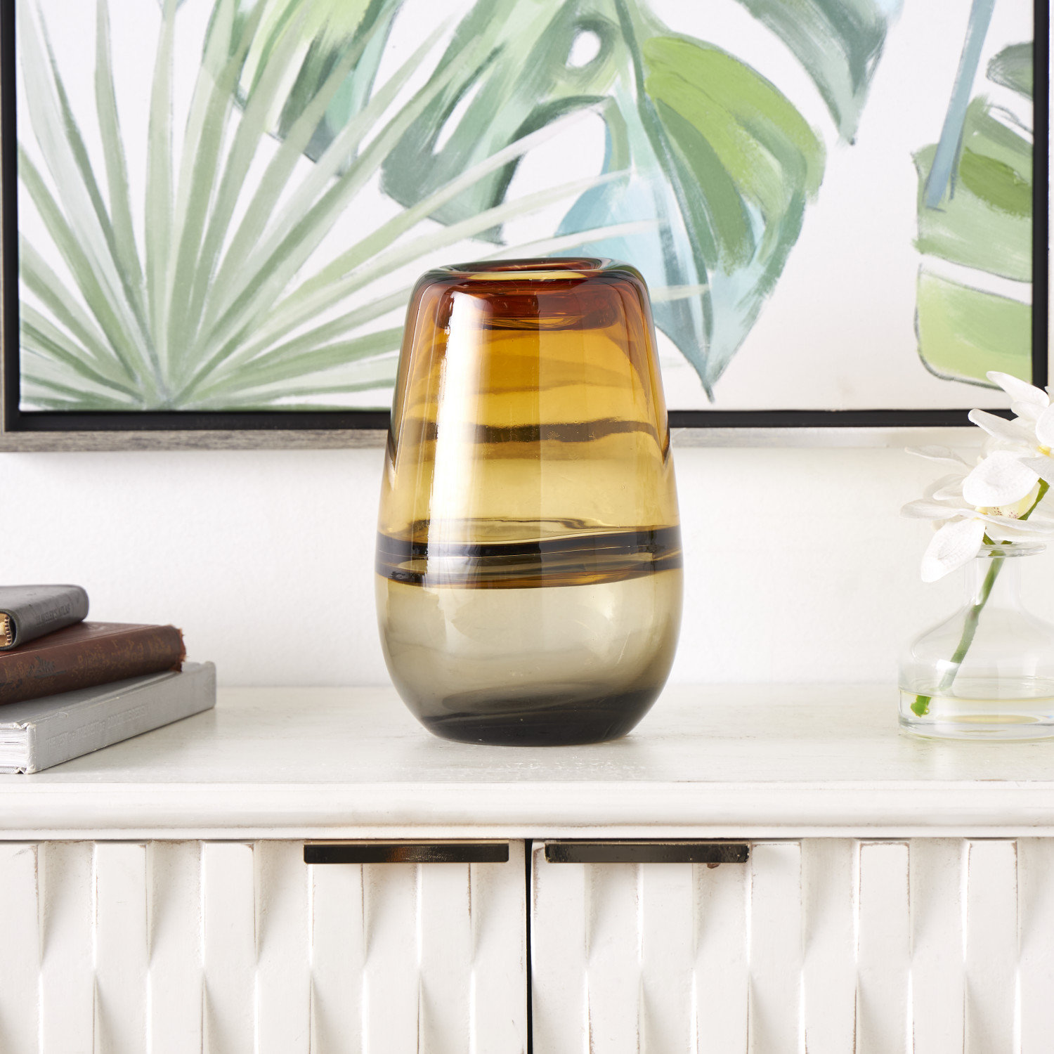 Winslet Table Vase, 9.25" H x 6.3" W x 6.3" D