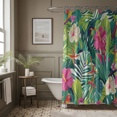Palm Summer - Premium Shower Curtain