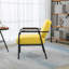 Fauteuil rembourré en velours