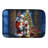 Bedlington Terrier and Santa Claus Dish Drying Mat