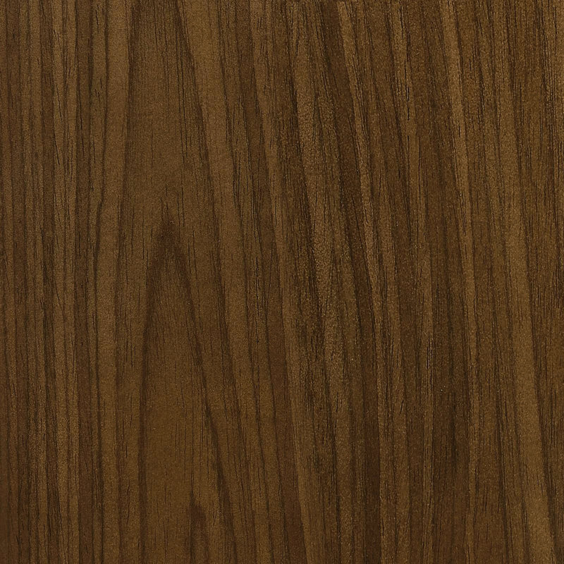 Chaise de bureau noire avec base en noyer et accoudoirs pivotants réglables