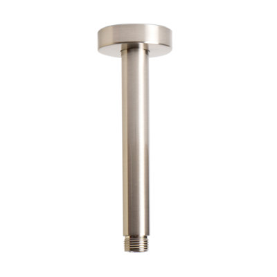 Black Matte 6" Round Ceiling Shower Arm