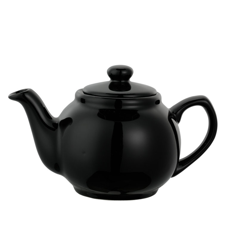16 oz. Théière en céramique, Noir