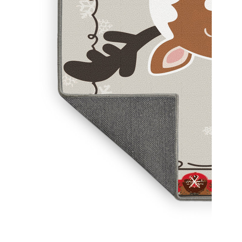 Tapis vacances de Noël The Holiday Aisle®, Rectangle 4pi x 6 pi