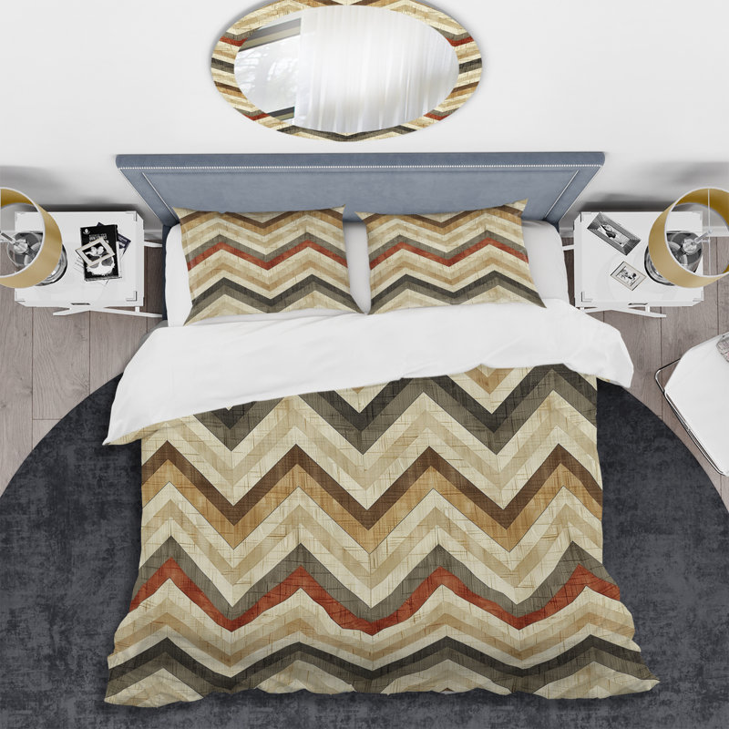 Ensemble de housse de couette Modern, Housse de couette simple + 2 taies décoratives st