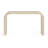 52" Wood Console Table With Curved Edge, Natural Texture, For Entryways And Living Rooms-569369950