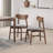 Upholstered Side Chairs with Solid Wood Frame-1757079932