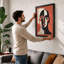 Geometric Portrait Art Deco - Framed Print-238877129-238877174