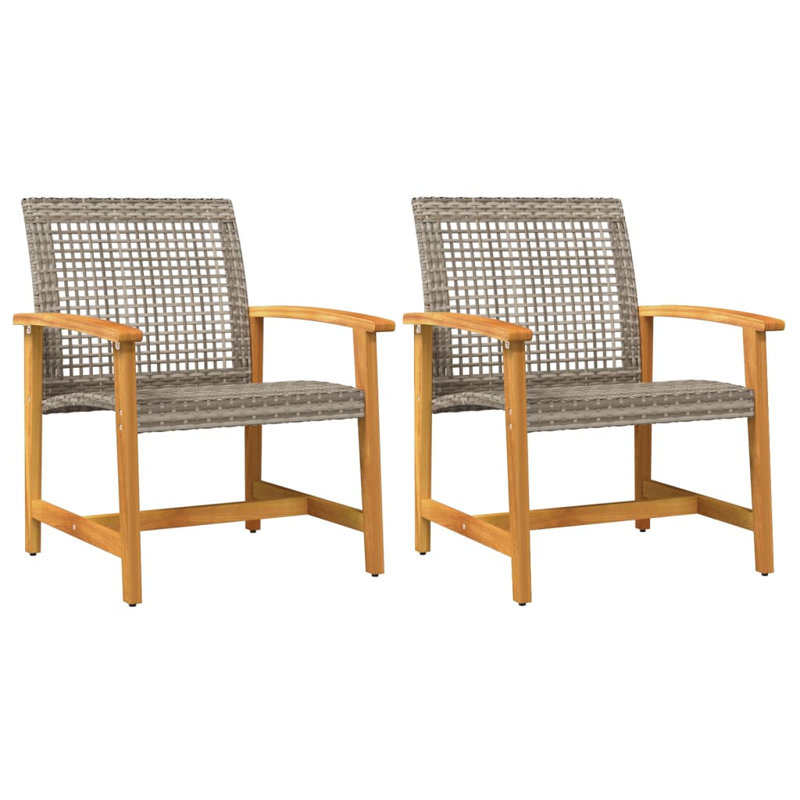 Osmil Outdoor Lounge Chair, Grey/Brown