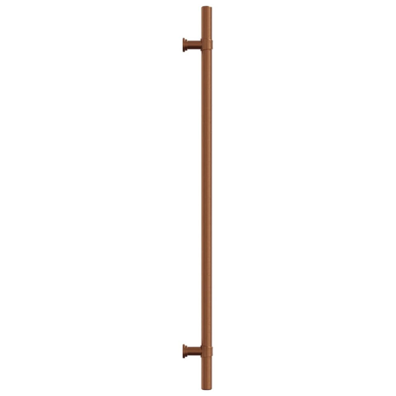 Acier inoxydable avec poignées d'armoire vidaXL, 8,81 pouces, Bronze