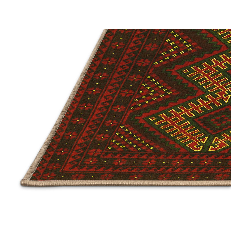 Heslar Performance Southwestern Indoor Rug, Rectangle 2' x 3'