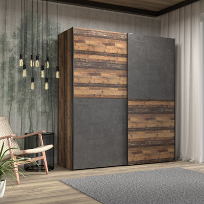 Kaeveon 2 Door Manufactured Wood Wardrobe
