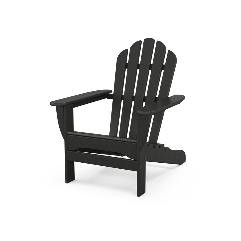Monterey Bay Adirondack Chair, Charcoal Black