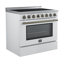 Cuisinière électrique autoportante 36 po Forno Paolo, 5,44 pieds cubes, four à convection véritable, écoénergétique-113696757
