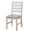 Ensemble de salle à manger 7 pièces, table rectangulaire en bois et 6 chaises, gris-blanc/brun, assises recouvertes de tissu, blanc brun, chaises