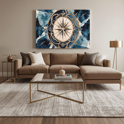 Art nautique sur toile gris