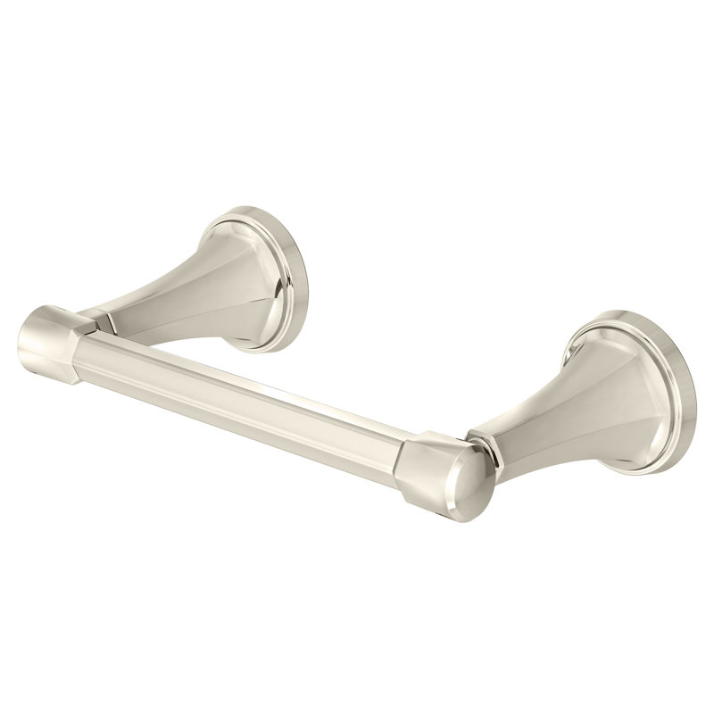 Fitzgerald Wall Mount Toilet Paper Holder, Platinum Nickel