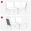 70 cm W Patio Sofa with Cushions