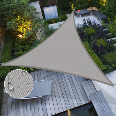 Waterproof 12' Triangle Shade Sail