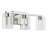 3-Light Brushed Nickel Vanity Light with 3 Color Modes  with Clear Glass Shade-128452529-69159336