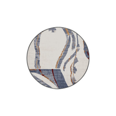 Machine Washable Gray Area Rug