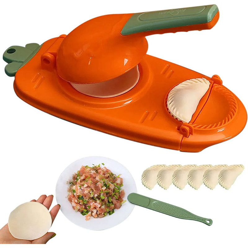 Moule à boulette manuel multifonctionnel avec beurrier antidérapant et emballage à boulette à un bouton. Convient aux boulettes de pot-au-feu, etc.