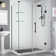 Bromley GS Frameless 30.38" x 72" Rectangle Hinged Shower Enclosure
