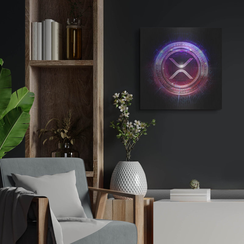 Luxe Wagmi Xrp Crypto par Epic Portfoli «Wagmi Xrp Crypto» par Valentyn Artemenko, H 24 po x l 24 po