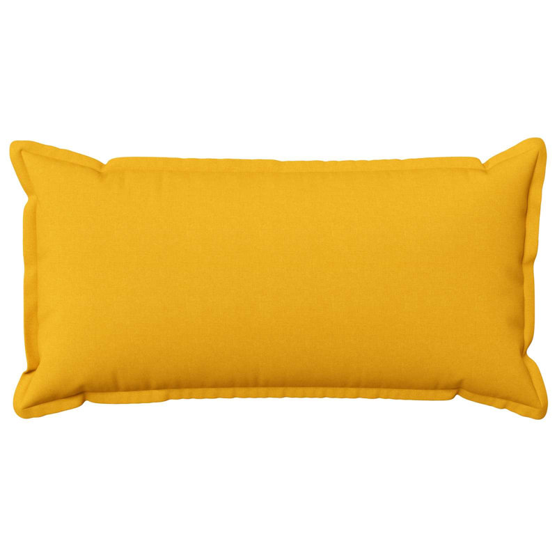 Cushion, Rectangle 40cm H x 80cm W, Light Yellow