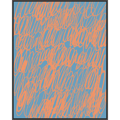 Color Squiggles 2 Framed Graphic Art by Jacques Pilon