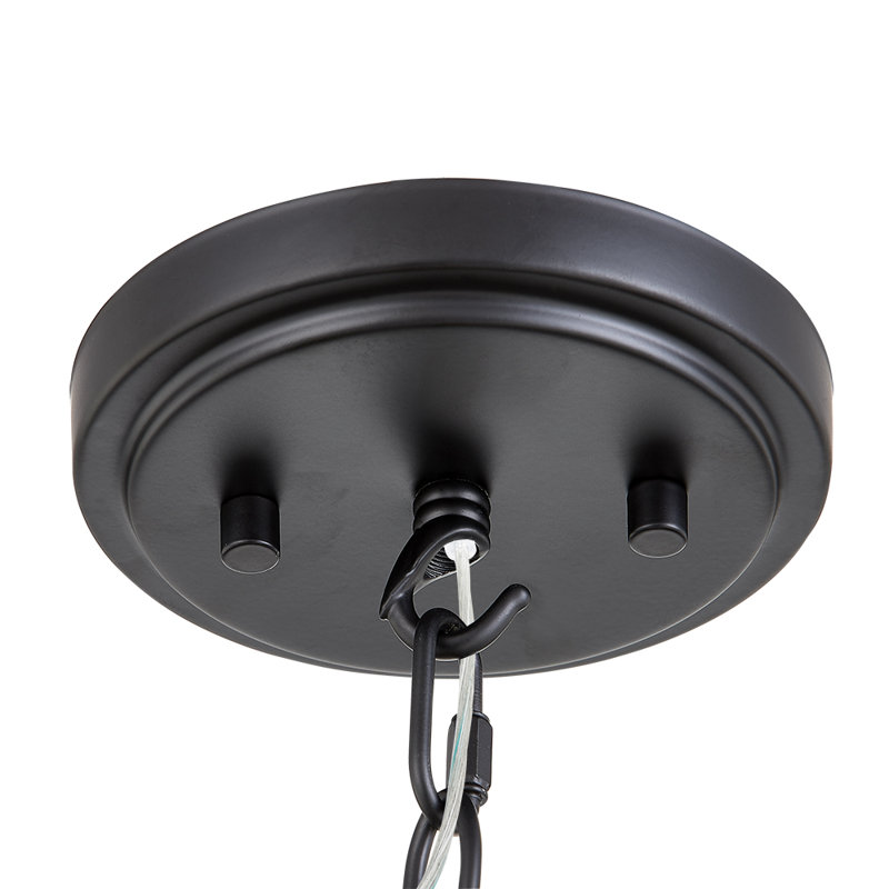 Graysea Pendant, Matte Black