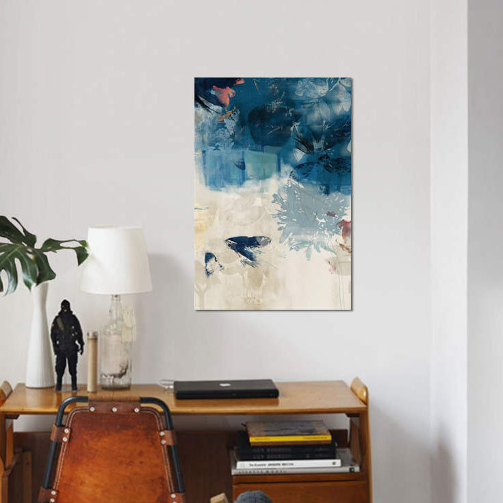 «Unquiet Stone III», impression sur toile, H 60 po x l 40po x P 1,5 po, Pas de tapis, Toile tendue
